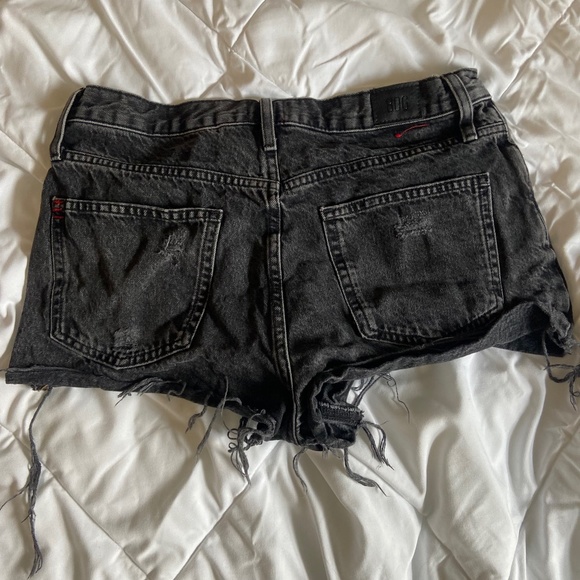 Urban Outfitters BDG Black Denim High Rise Shorts - Picture 3 of 5